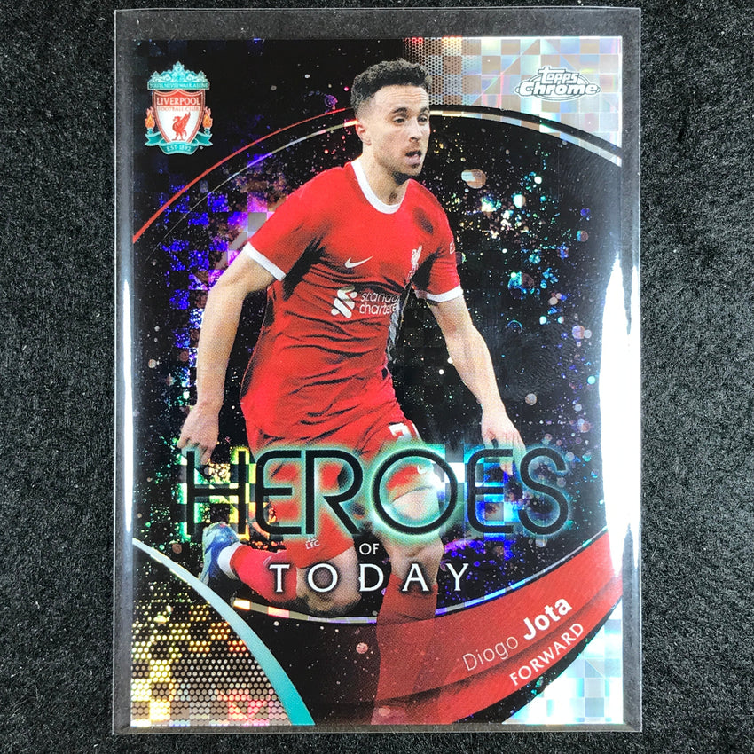 2023-24 Topps Chrome Liverpool DIOGO JOTA Heroes of Today X-Fractor #71