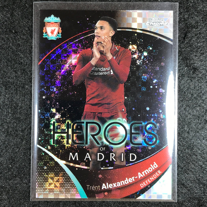 2023-24 Topps Chrome Liverpool ALEXANDER-ARNOLD Heroes Madrid X-Fractor #77