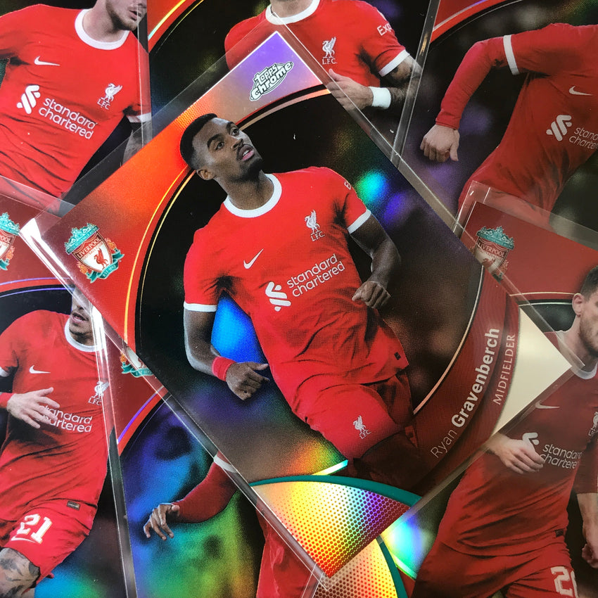 2023-24 Topps Chrome Liverpool LEWIS KOUMAS Base Refractor #38