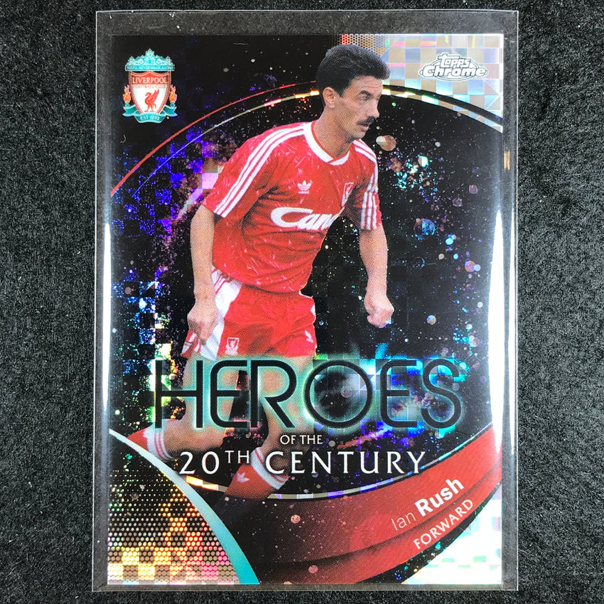 2023-24 Topps Chrome Liverpool IAN RUSH Heroes of 20th Century X-Fractor #100