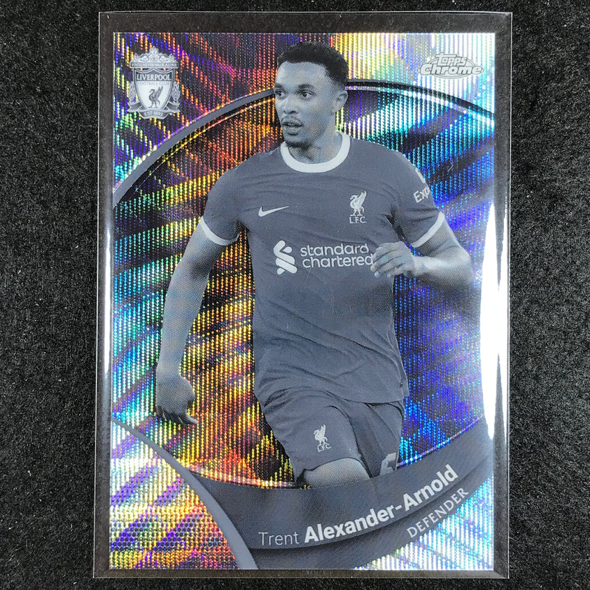 2023-24 Topps Chrome Liverpool TRENT ALEXANDER-ARNOLD Base Black & White Wave #5