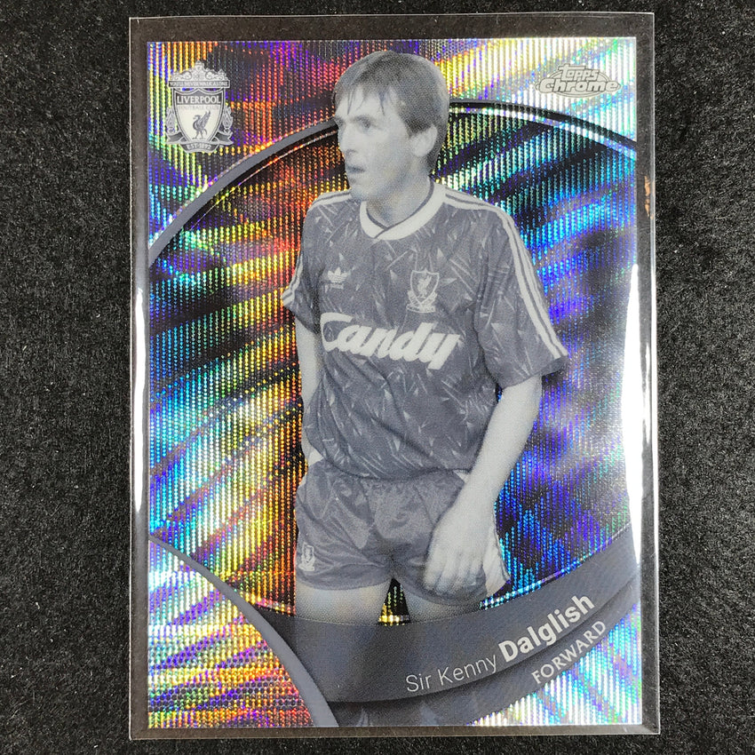 2023-24 Topps Chrome Liverpool SIR KENNY DALGLISH Base Black & White Wave #49