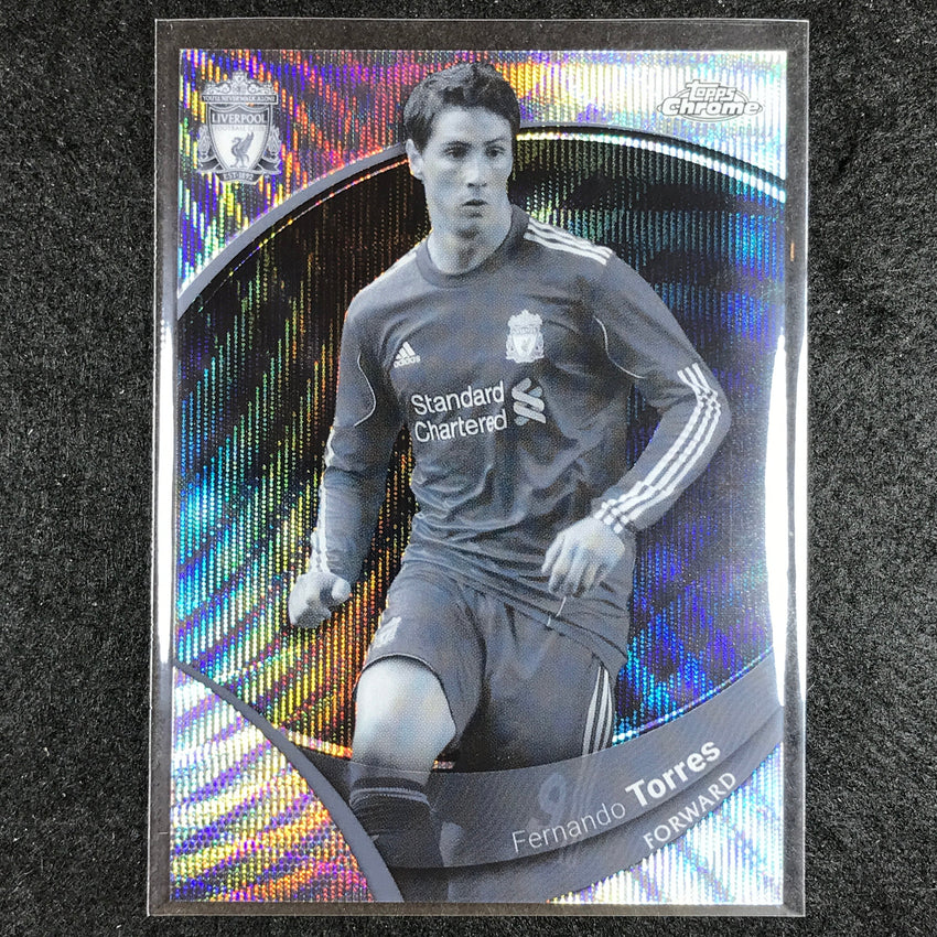 2023-24 Topps Chrome Liverpool FERNANDO TORRES Base Black & White Wave #53