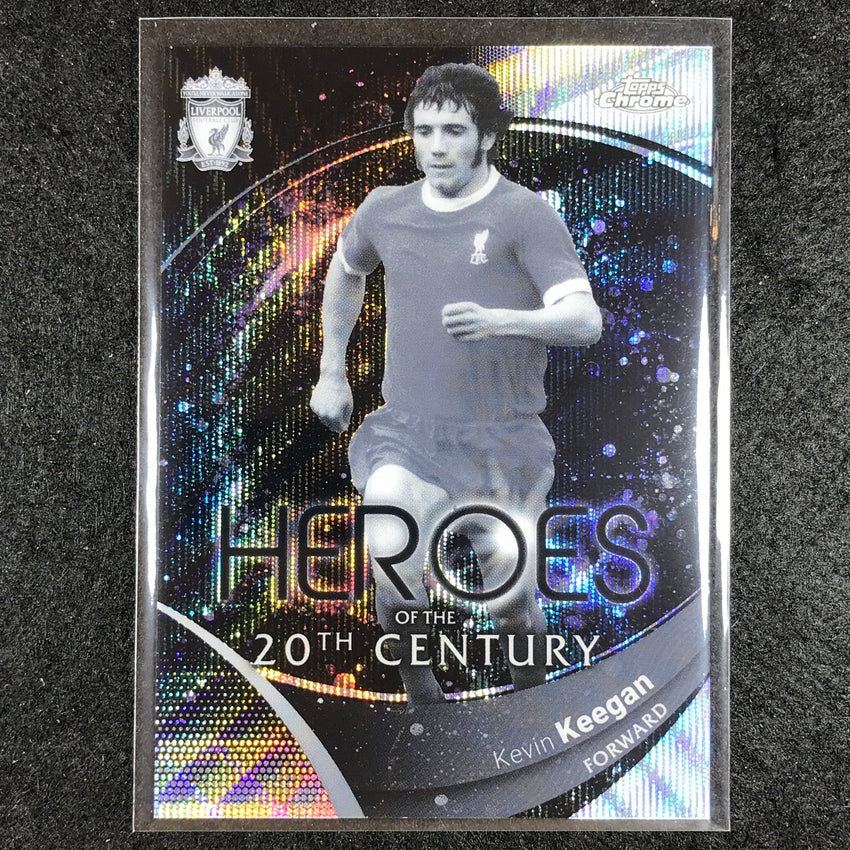 2023-24 Topps Chrome Liverpool KEEGAN Heroes 20th Century Black White Wave #99