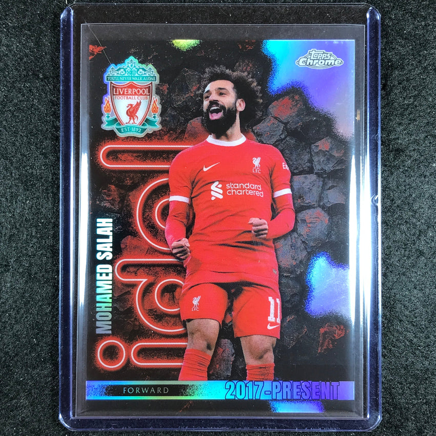 2023-24 Topps Chrome Liverpool MOHAMED SALAH LFC Idols SP #3