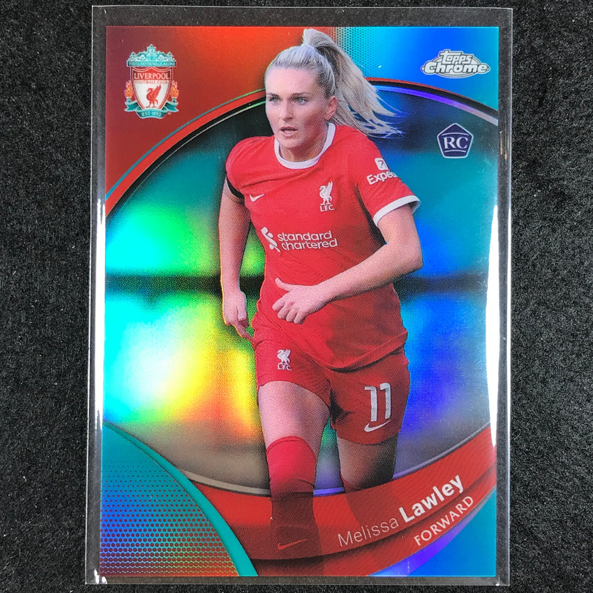 2023-24 Topps Chrome Liverpool MELISSA LAWLEY Base Aqua 85/99