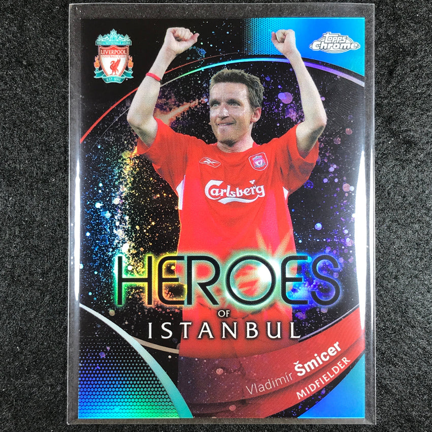 2023-24 Topps Chrome Liverpool VLADIMIR SMICER Heroes of Istanbul Aqua 27/99