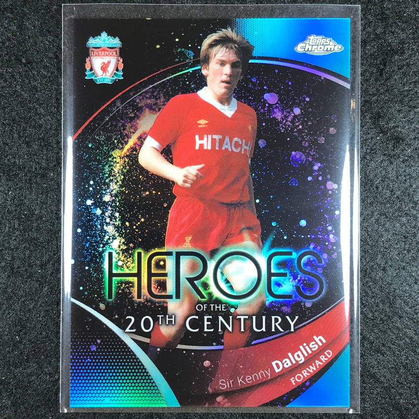 2023-24 Topps Chrome Liverpool SIR KENNY DALGLISH Heroes 20th Century Aqua 79/99
