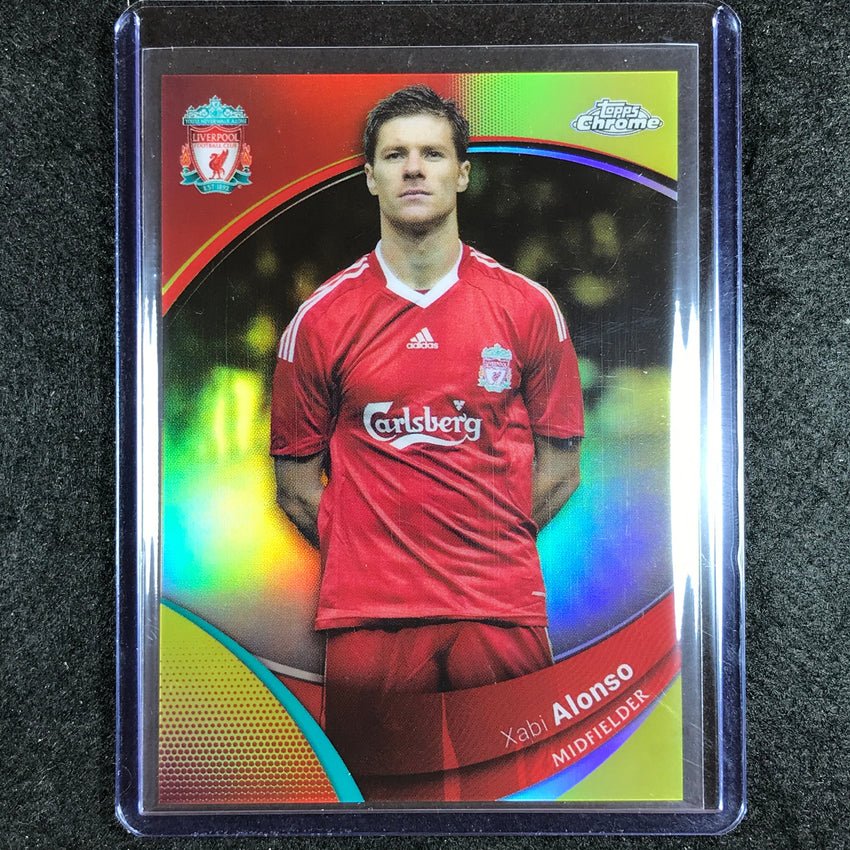 2023-24 Topps Chrome Liverpool XABI ALONSO Base Yellow 48/75