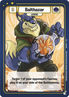 Balthazar - DON-184 - SR - Neopets TCG  Defenders of Neopia 1st Edition