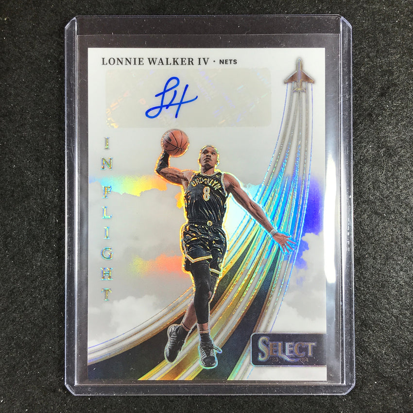 2023-24 Select LONNIE WALKER IV In Flight Auto Base 62/149