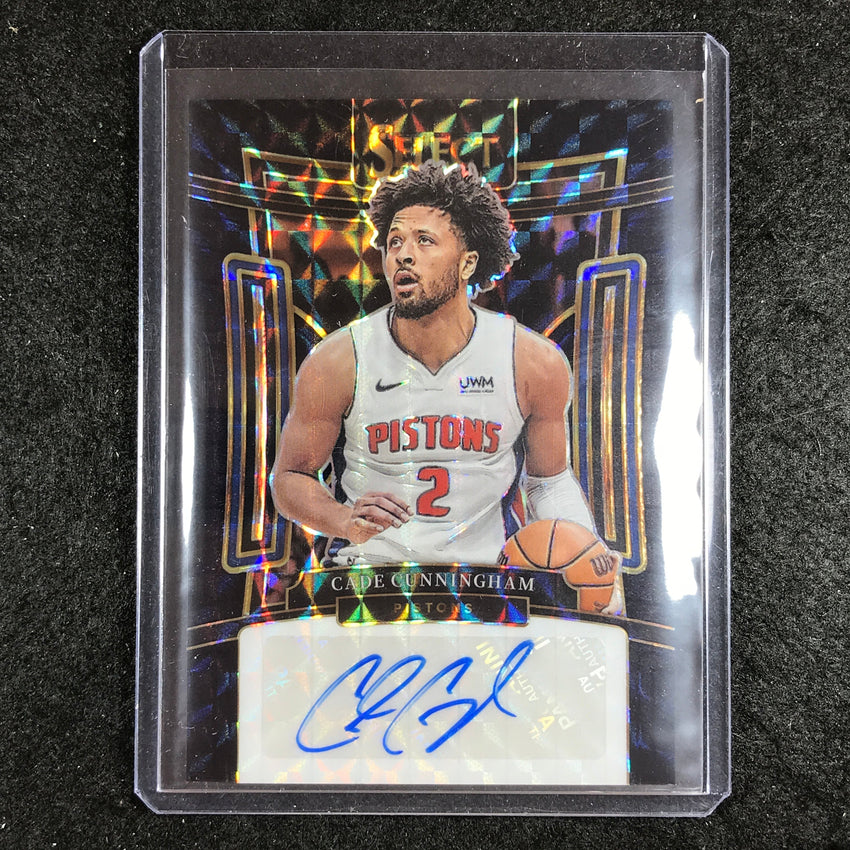 2023-24 Select CADE CUNNINGHAM Signatures Auto Finite Black 1/1