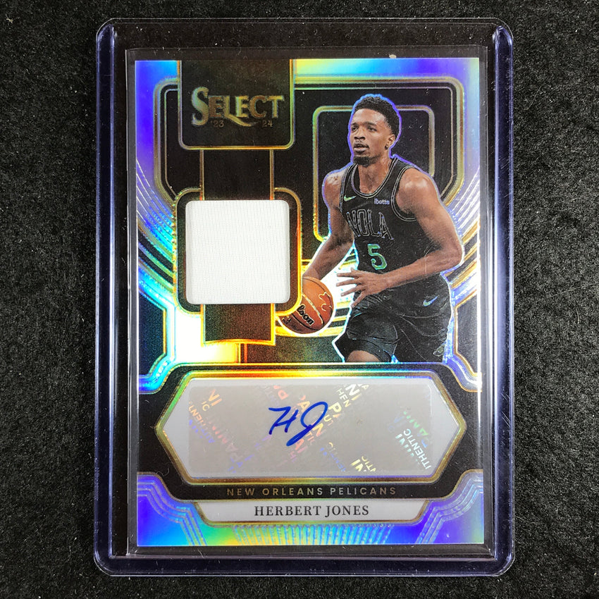 2023-24 Select HERBERT JONES Autographed Memorabilia Jersey Auto Base 19/199