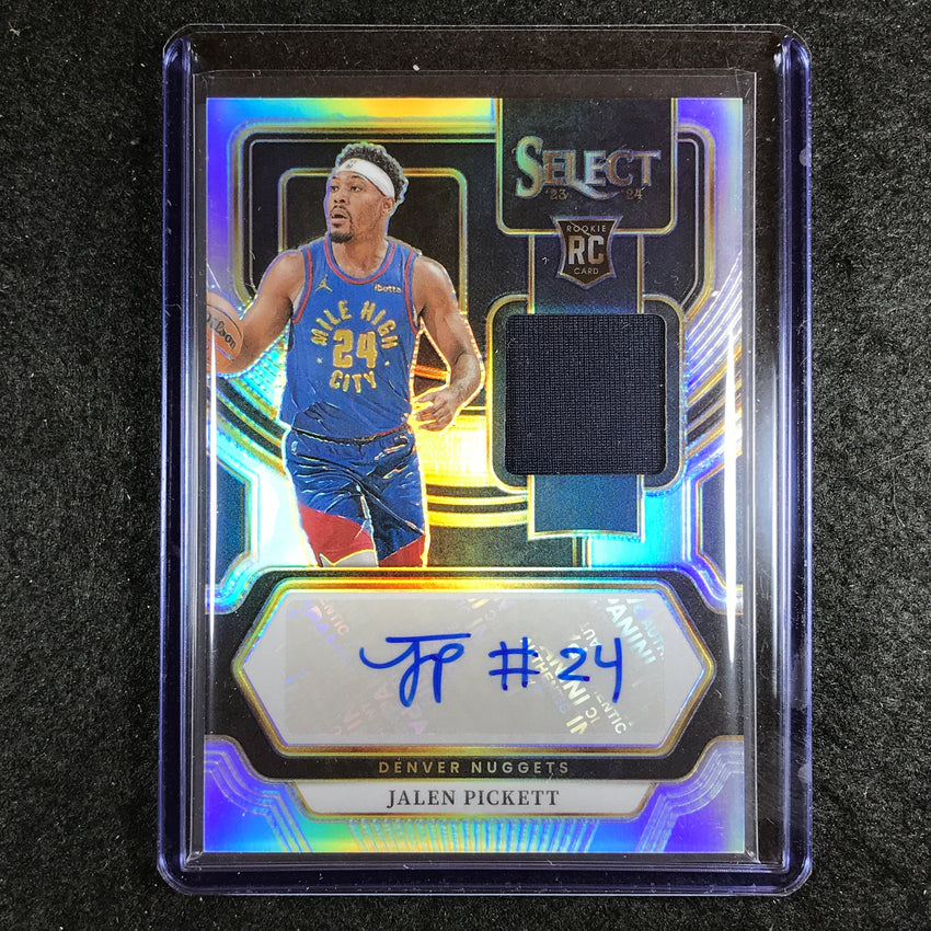 2023-24 Select JALEN PICKETT Rookie Jersey Auto Base 43/199