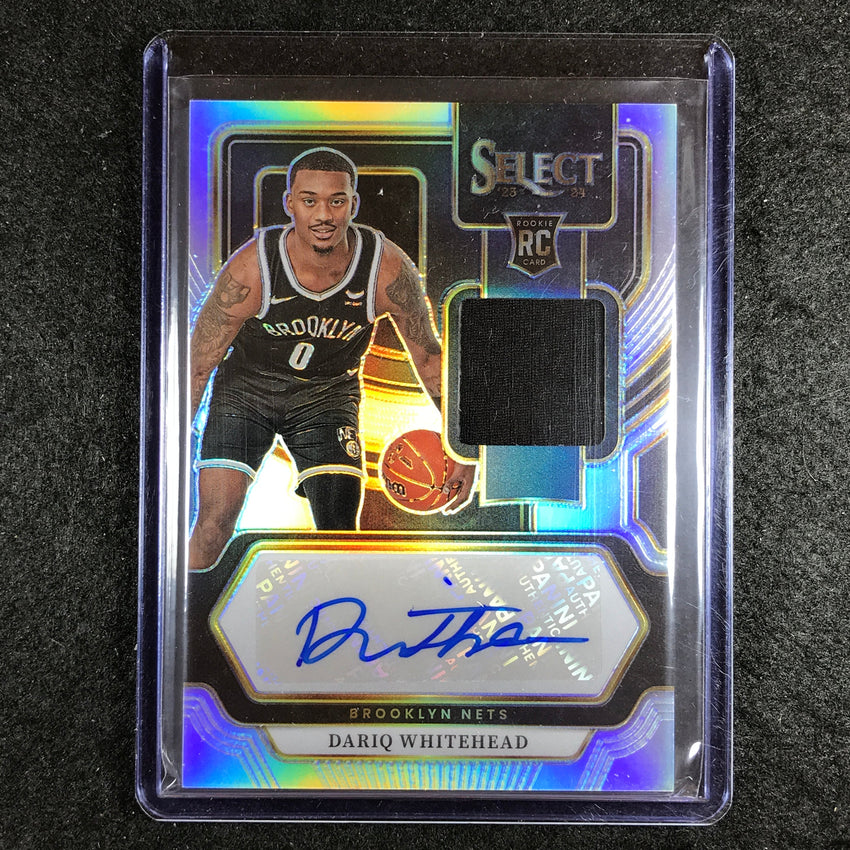2023-24 Select DARIQ WHITEHEAD Rookie Jersey Auto Base 86/199
