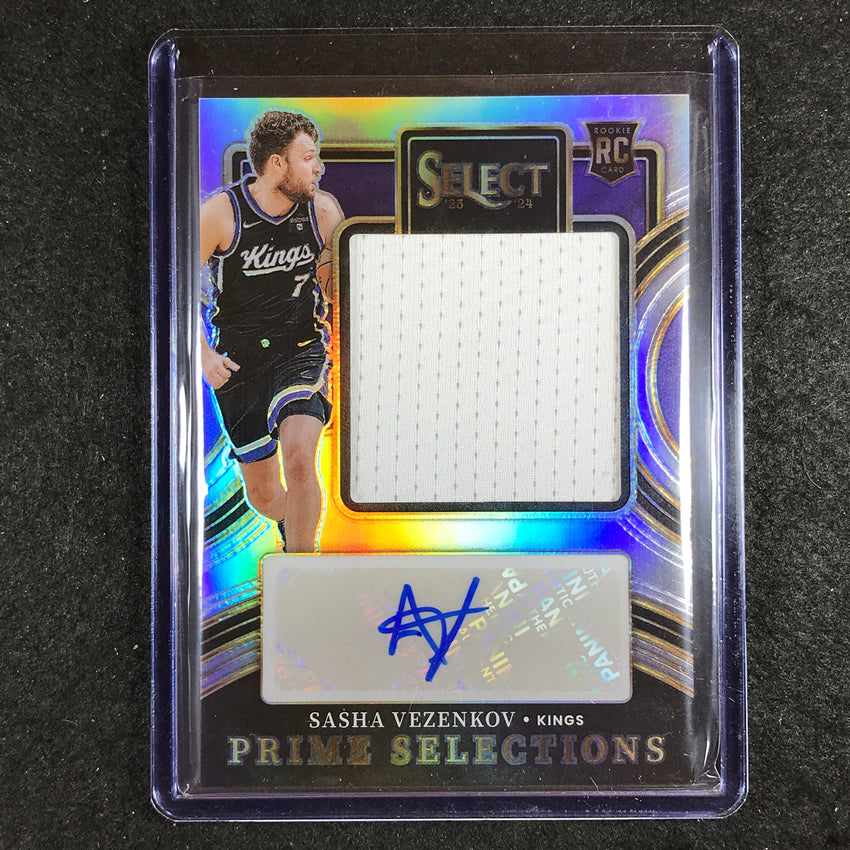 2023-24 Select SASHA VEZENKOV Prime Selections Rookie Jersey Auto Base 20/99