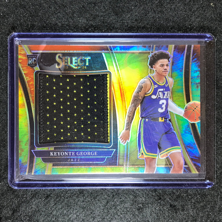 2023-24 Select KEYONTE GEORGE Rookie Jumbo Swatches Patch Relic Tie-Dye 11/25