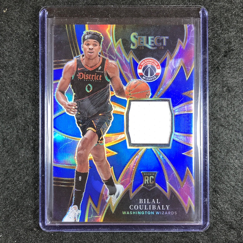 2023-24 Select BILAL COULIBALY Sparks Rookie Jersey Relic Blue 41/75