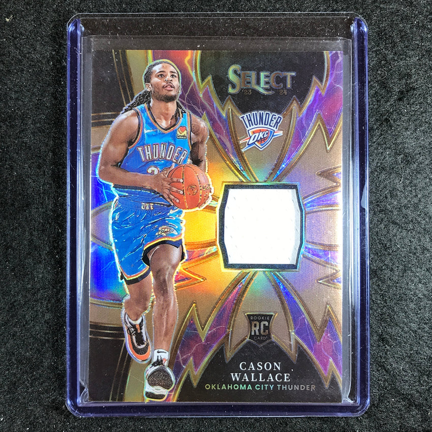 2023-24 Select CASON WALLACE Sparks Rookie Jersey Relic Copper 6/49