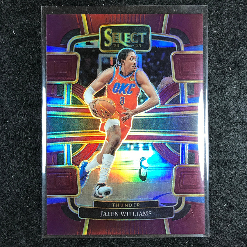 2023-24 Select JALEN WILLIAMS Concourse Maroon 123/175 No. 9