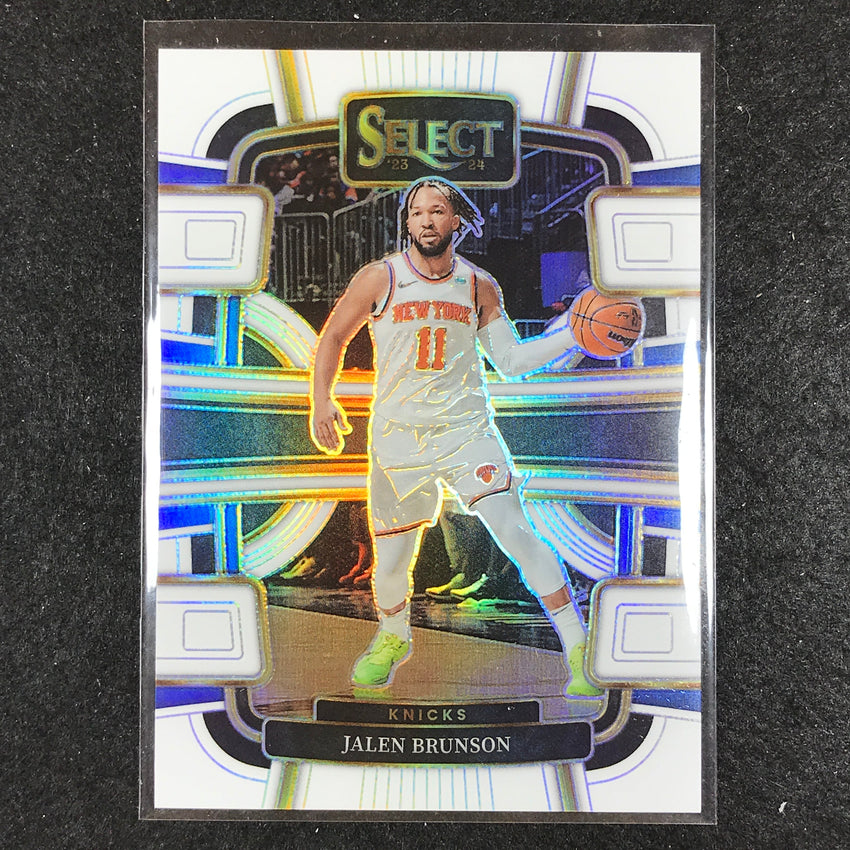2023-24 Select JALEN BRUNSON Concourse White 123/149 No. 7