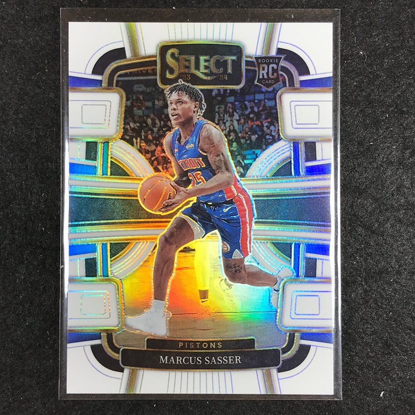 2023-24 Select MARCUS SASSER Concourse Rookie White 25/149 No. 70