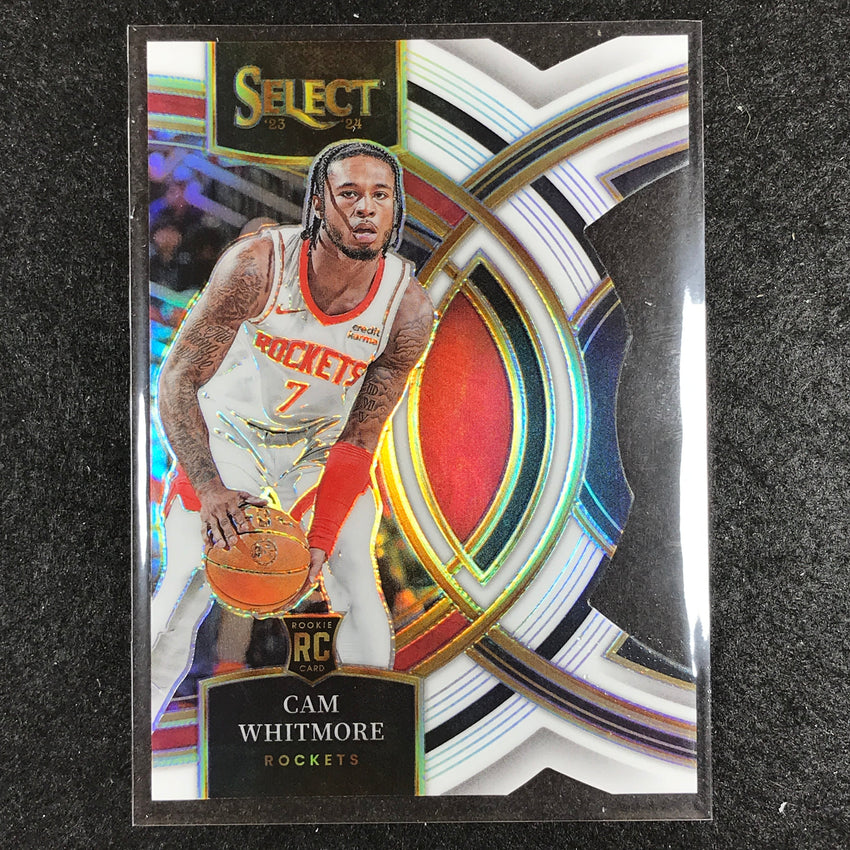 2023-24 Select CAM WHITMORE Premier Level Rookie White Die-Cut 135/149 No. 118