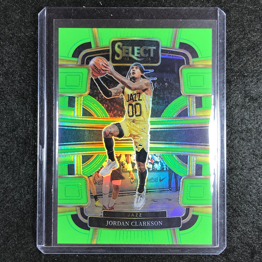 2023-24 Select JORDAN CLARKSON Concourse Neon Green 34/75 #33