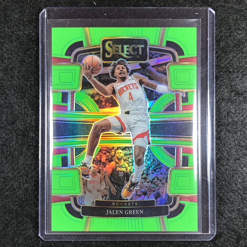 2023-24 Select JALEN GREEN Concourse Neon Green 6/75 #42