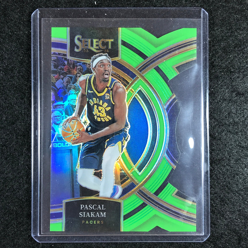2023-24 Select PASCAL SIAKAM Premier Level Neon Green Die-Cut 58/75 #193