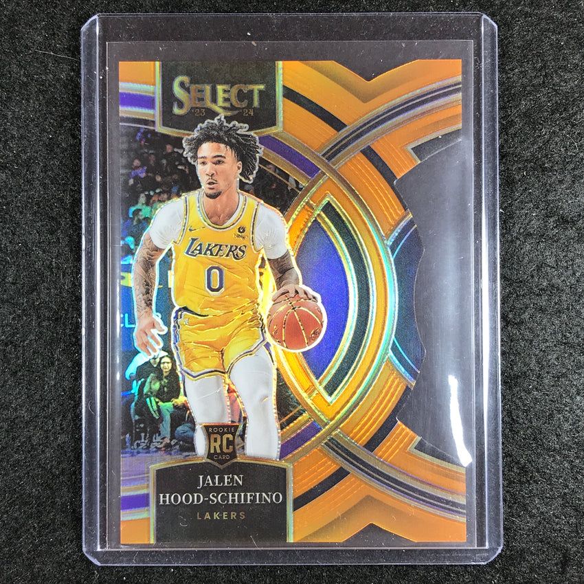 2023-24 Select JALEN HOOD-SCHIFINO Premier Rookie Orange Die-Cut 39/65 #123