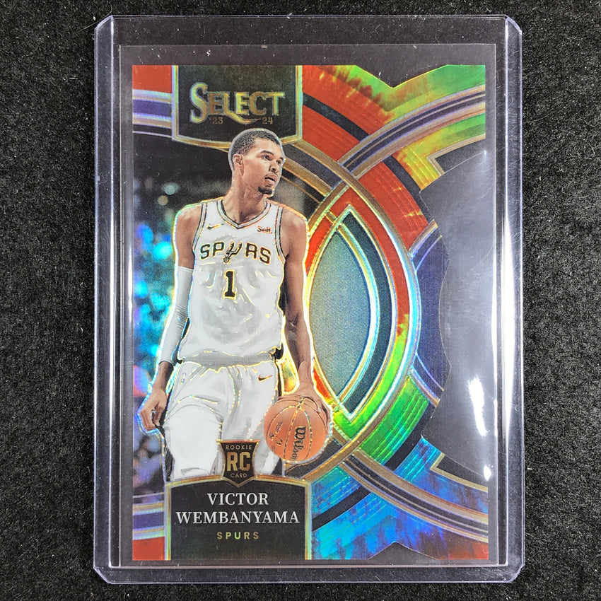 2023-24 Select VICTOR WEMBANYAMA Premier Level Rookie Tie-Dye Die-Cut 25/25