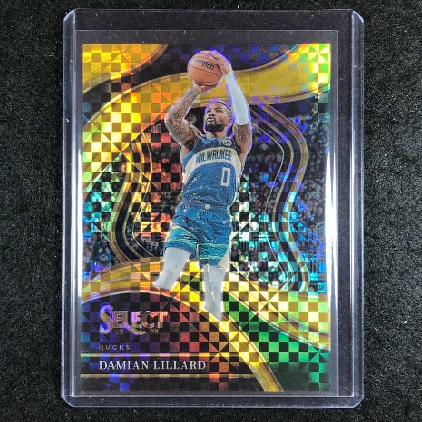 2023-24 Select DAMIAN LILLARD Courtside Gold 7/10