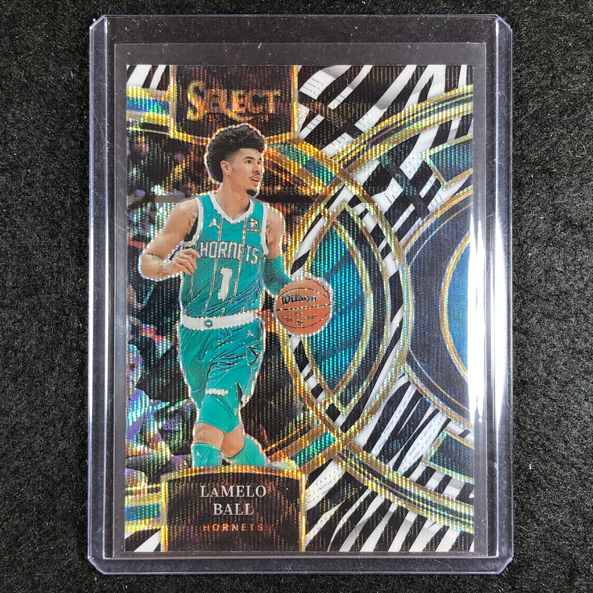 2023-24 Select LAMELO BALL Premier Level Zebra SSP No. 148