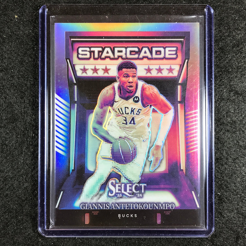 2023-24 Select GIANNIS ANTETOKOUNMPO Starcade SSP #19