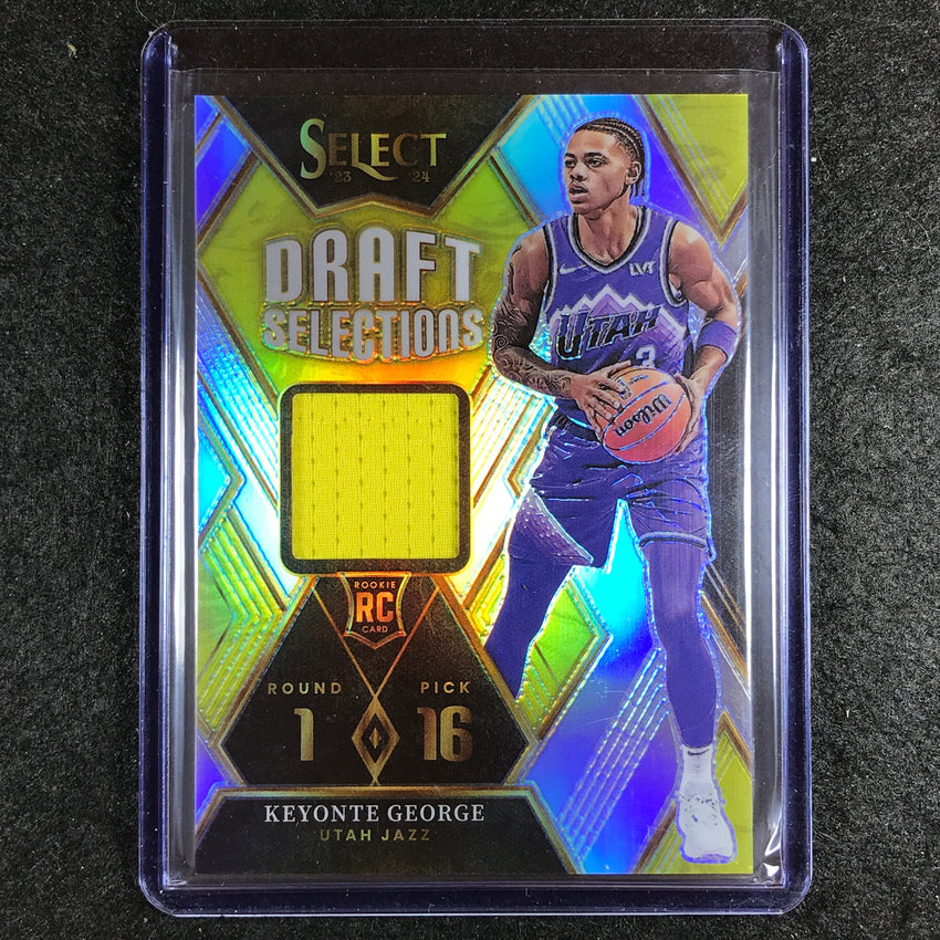 2023-24 Select KEYONTE GEORGE Draft Selections Rookie Jersey Relic No. KG