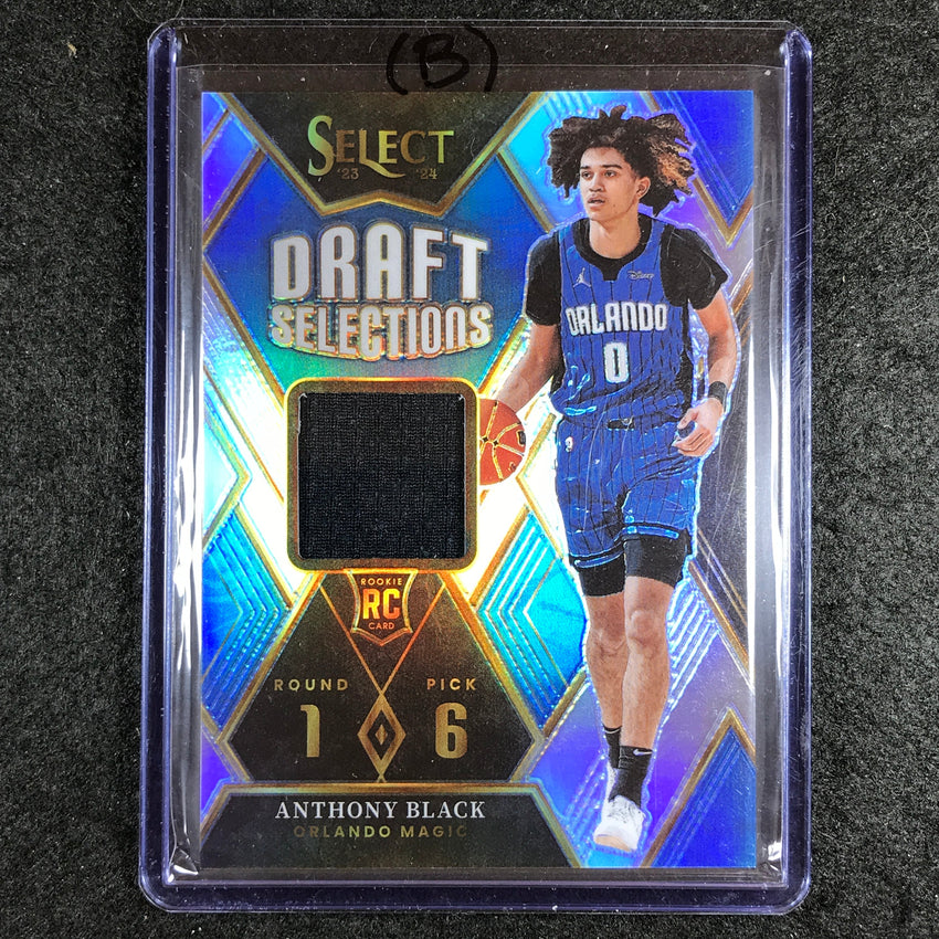 2023-24 Select ANTHONY BLACK Draft Selections Rookie Jersey Relic #AB (B)