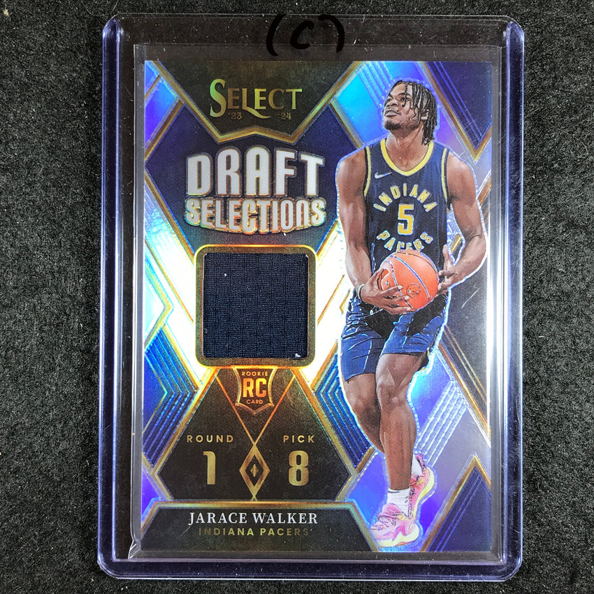 2023-24 Select JARACE WALKER Draft Selections Rookie Jersey Relic No. JW (C)