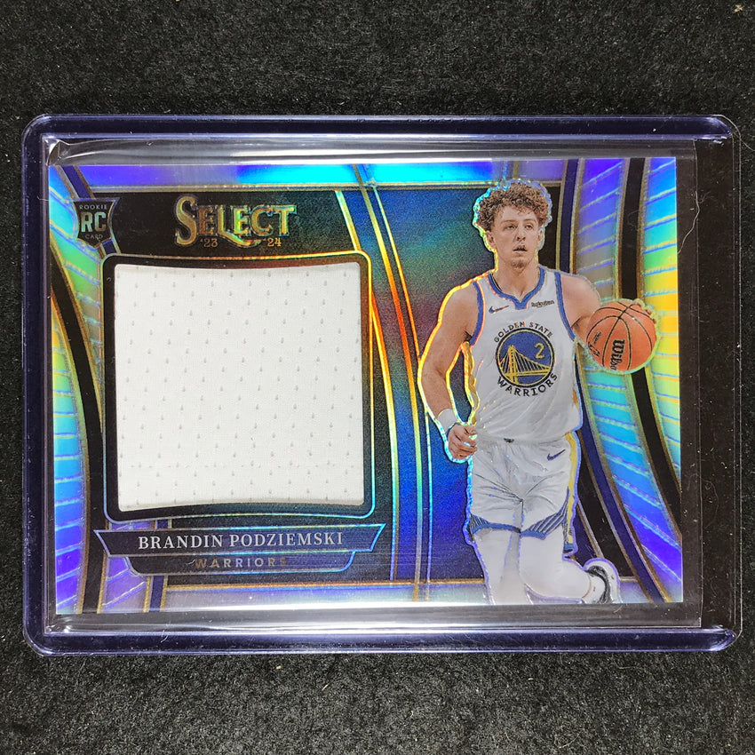 2023-24 Select BRANDIN PODZIEMSKI Rookie Jumbo Swatches Jersey Relic No. BP