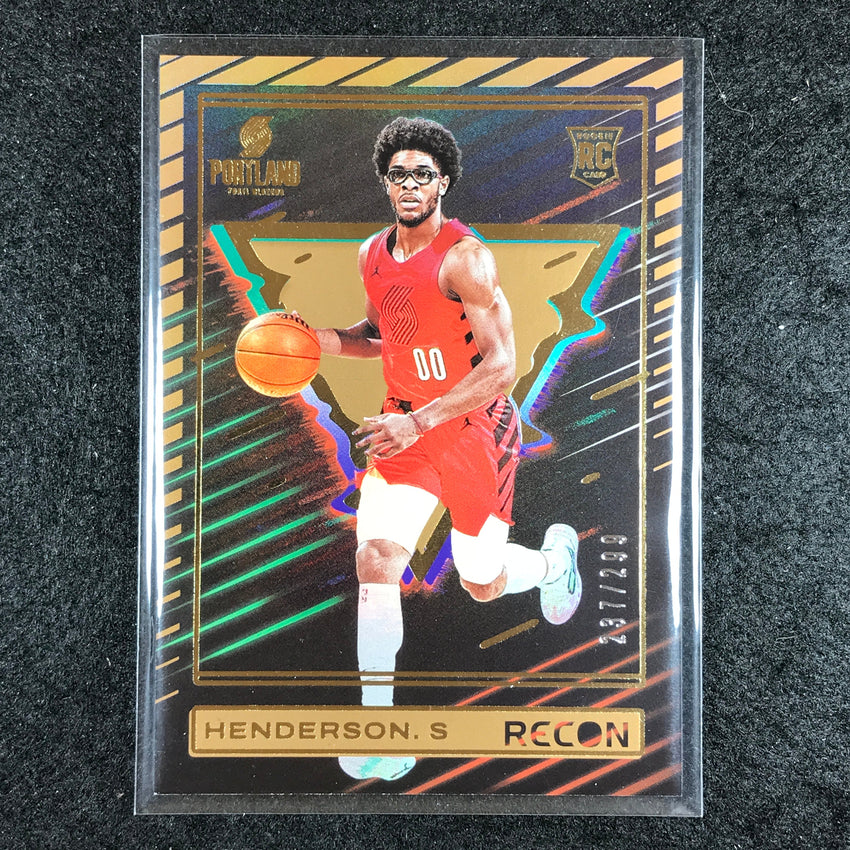 2023-24 Recon SCOOT HENDERSON Rookie Base Bronze Holo 237/299 No. 246