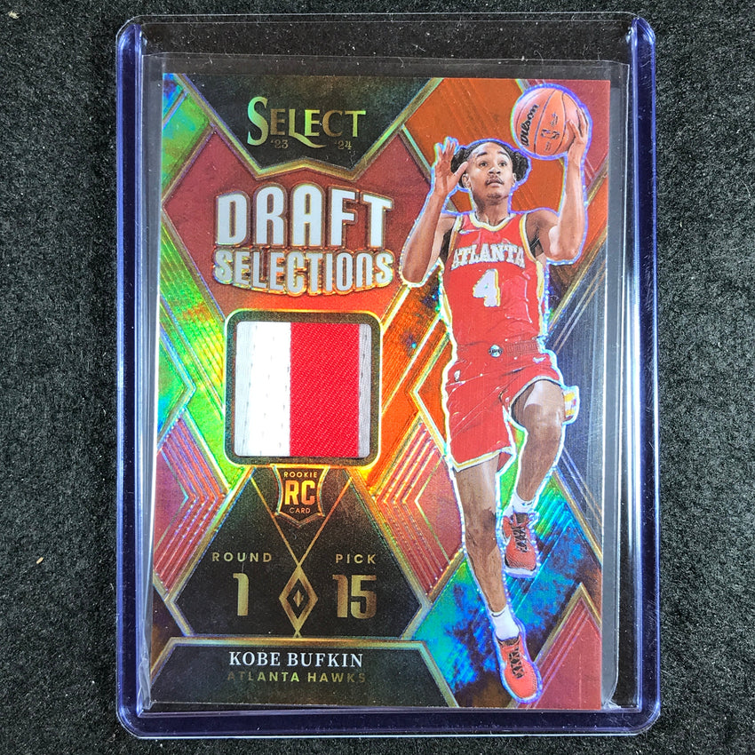 2023-24 Select KOBE BUFKIN Draft Selections Rookie Patch Relic Tie-Dye 11/25