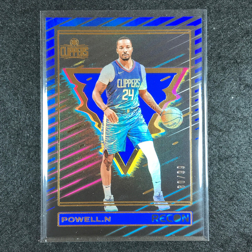 2023-24 Recon NORMAN POWELL Base Blue Holo 80/99 #45