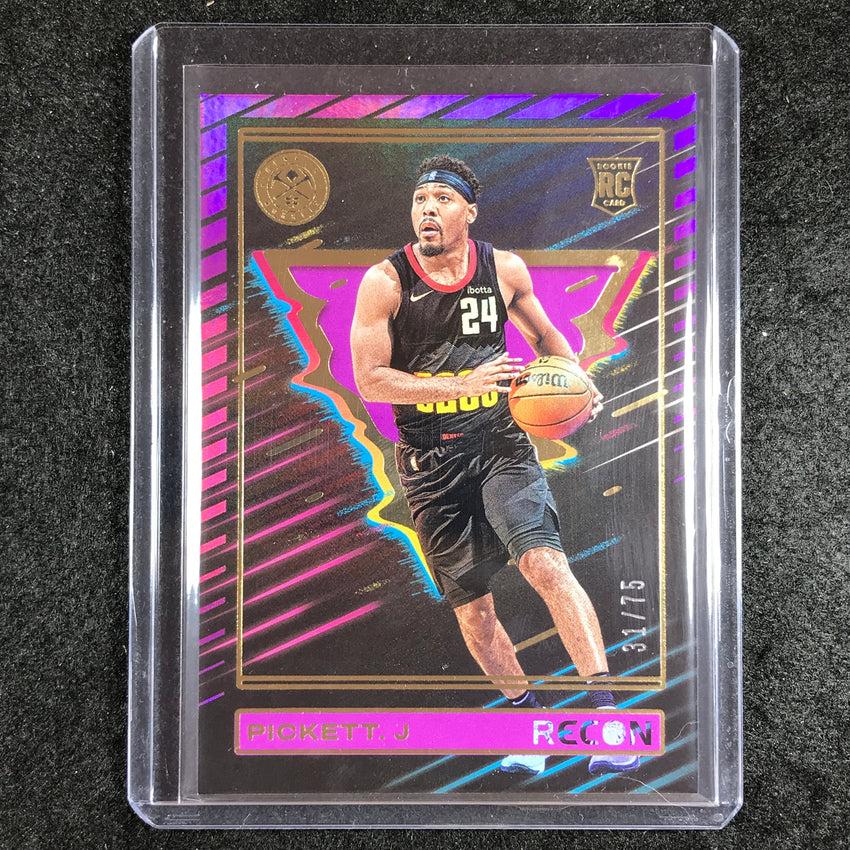 2023-24 Recon JALEN PICKETT Rookie Base Purple Holo 31/75 #203