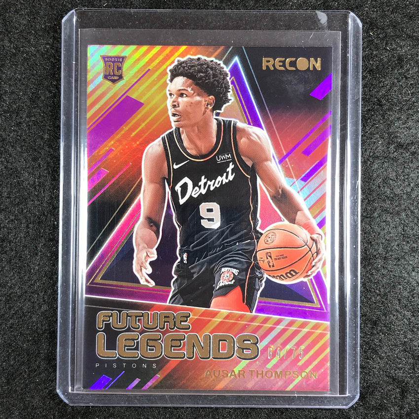 2023-24 Recon AUSAR THOMPSON Future Legends Rookie Purple 64/75