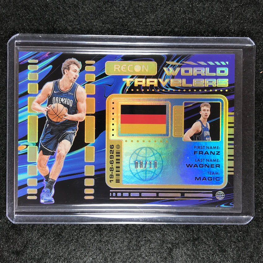 2023-24 Recon FRANZ WAGNER World Travelers Gold 8/10