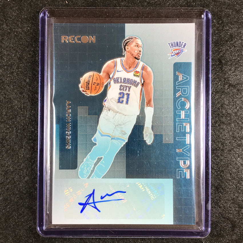 2023-24 Recon AARON WIGGINS Archetype Signatures Auto No. WIG