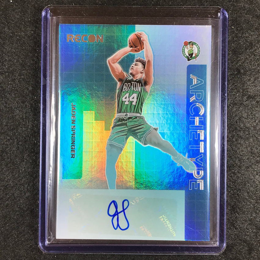2023-24 Recon JADEN SPRINGER Archetype Signatures Auto No. JSP