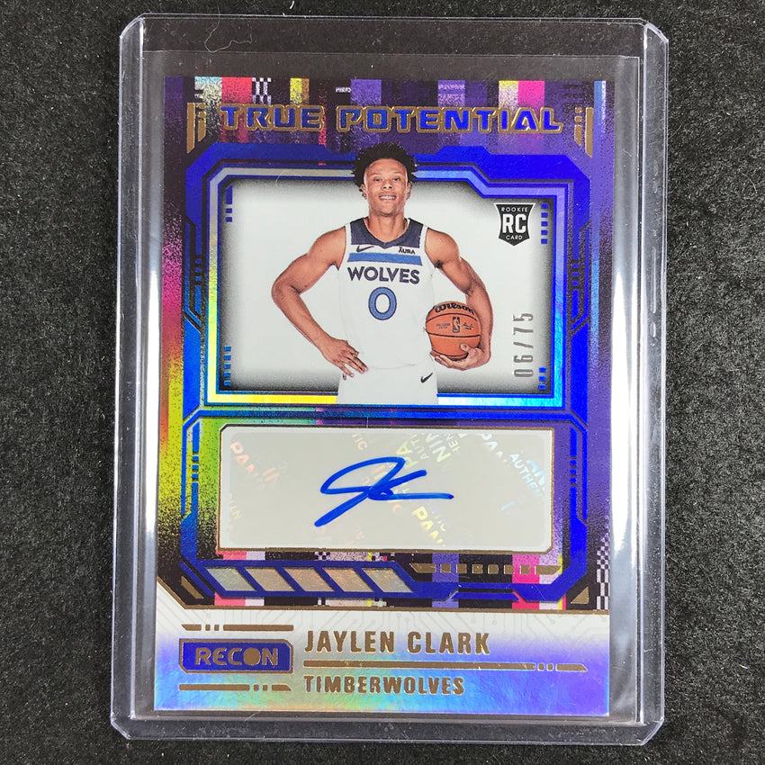 2023-24 Recon JAYLEN CLARK True Potential Rookie Auto Blue 6/75