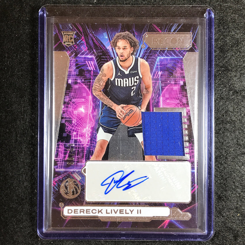 2023-24 Recon DERECK LIVELY II Novice Rookie Jersey Auto 50/99