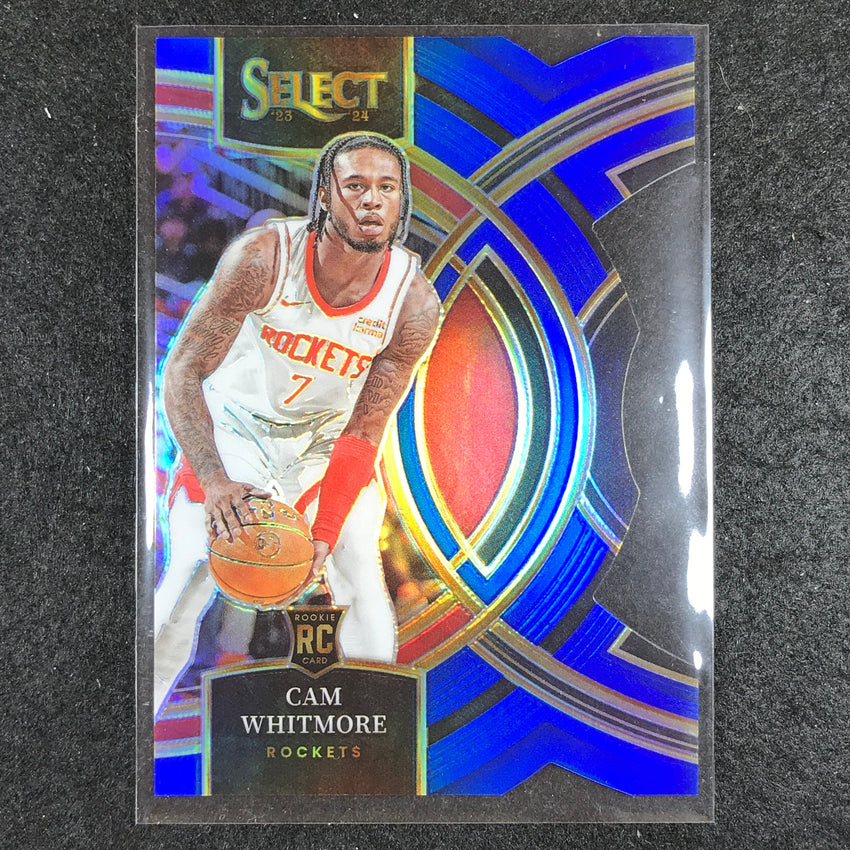 2023-24 Select CAM WHITMORE Premier Level Rookie Blue Die-Cut 183/249 No. 118